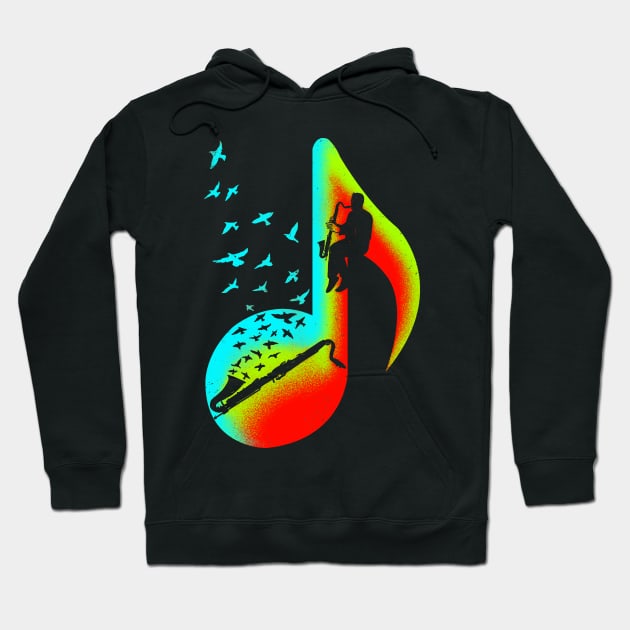 Music Bass Clarinet Player Hoodie by barmalisiRTB